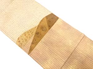 アンティーク 切りばめ 山並に花更紗模様袋帯(材料)